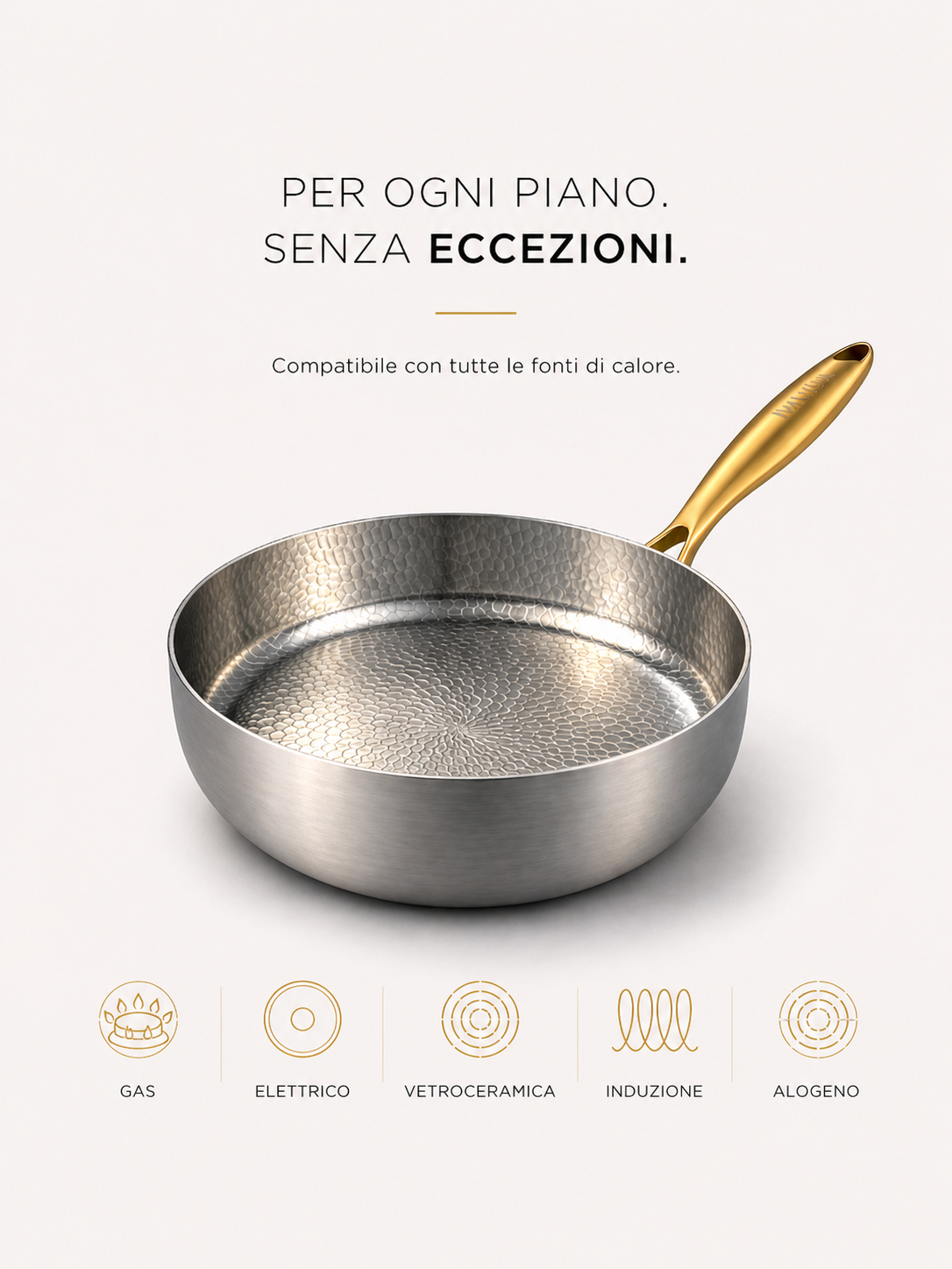 Padella Alta in Titanio Pro