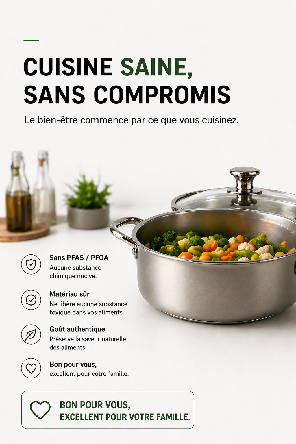 Cocotte en titane