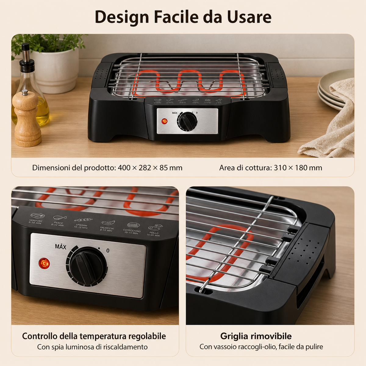 Piastra Elettrica Premium
