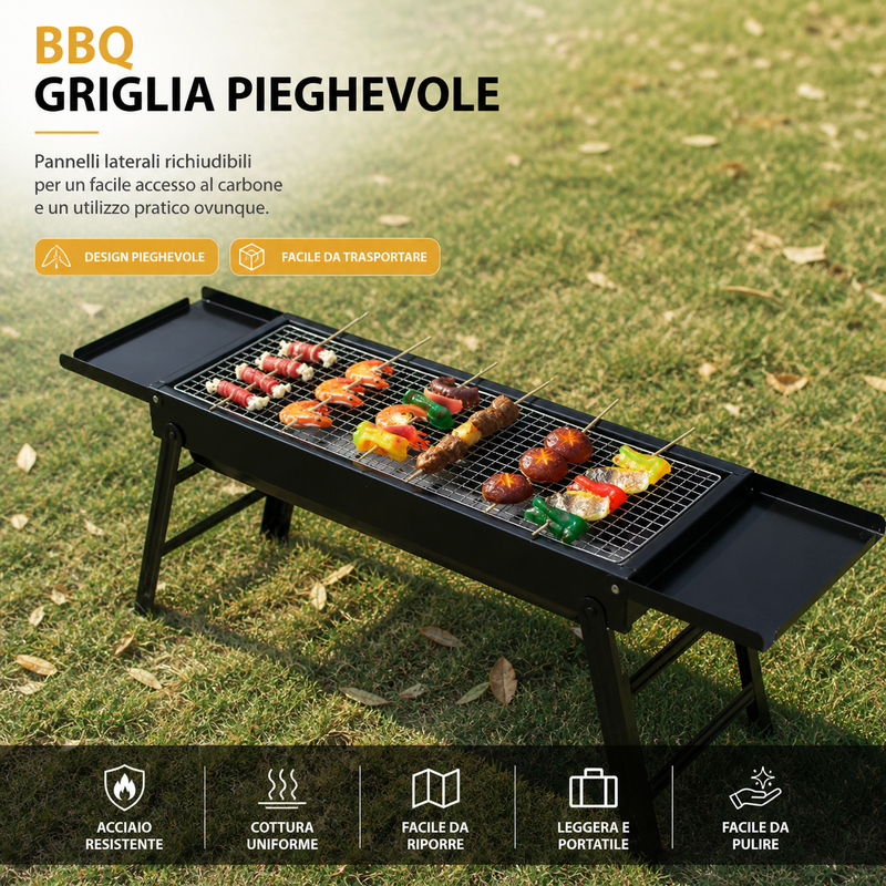 Barbecue Compatto a Carbone — Cucina Modena