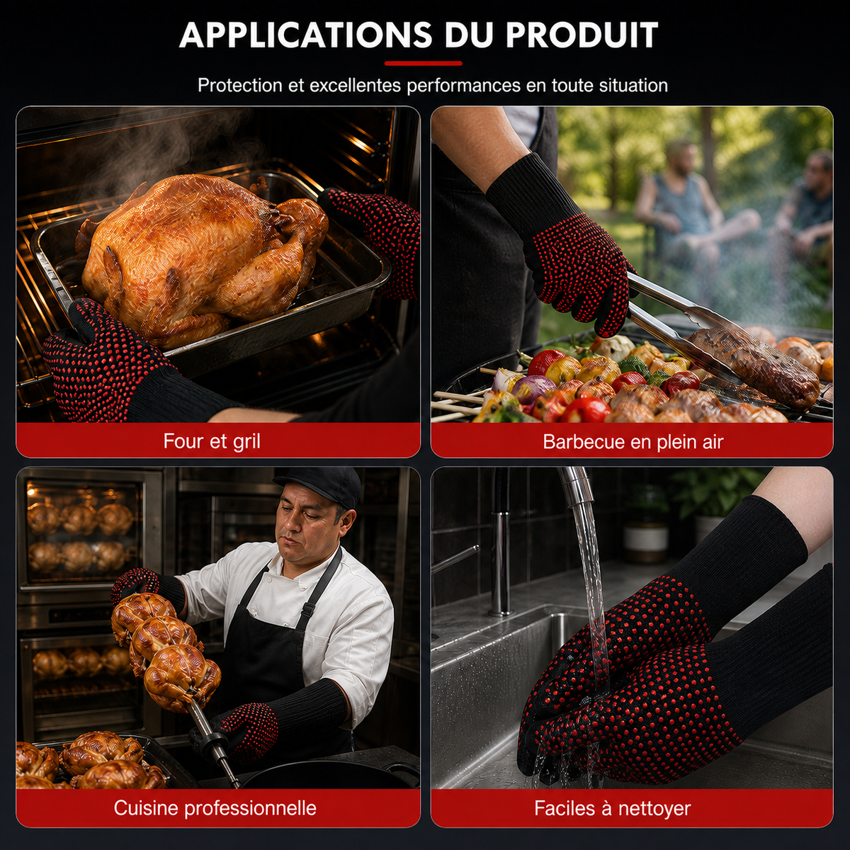 Gants Pro 800°C