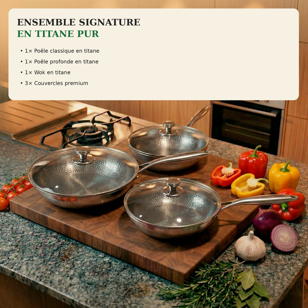 Set Essentiel Standard en titane