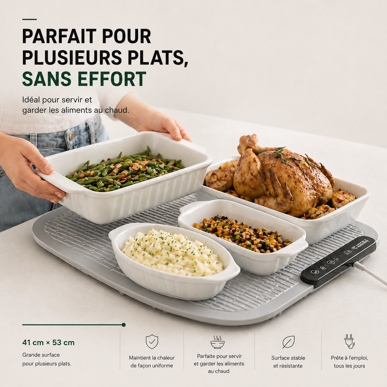 Tapis Chauffe-Plats™